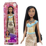 Mattel Disney Prinsessenspeelgoed, Pocahontas Beweegbare Modepop met Glinsterende Kleding en Accessoires Geïnspireerd op de Disney Film, Cadeau voor Kinderen HLW07