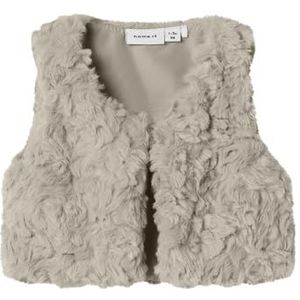 Name It - Nbfnano - Gebreid Vest - Island Fossil - Baby - Normale Pasvorm