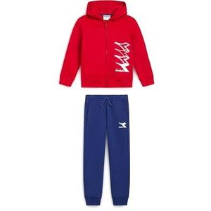 Diadora JB. Tracksuit HD FZ Logo, Rood, M