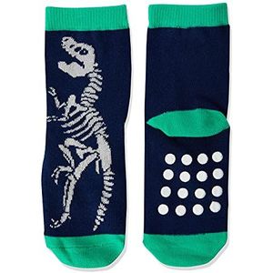 Hatley Jongen Animal Sokken Casual, Glow-In-The-Dark Dinosaur, 4-7 Jaar
