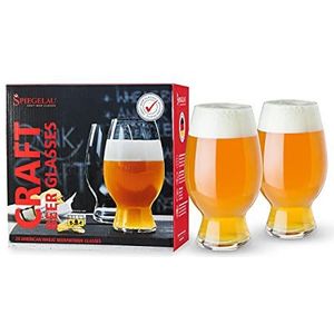 Spiegelau Craft bierglazen, Amerikaans tarwebier, set van 2, kristal, 750 ml, 4992663