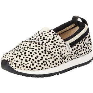 TOMS Alpargata Resident Sneaker voor meisjes, Mist Gevlokt Mini Cheetah, 35.5 EU