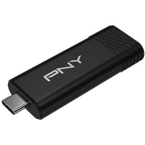 PNY 1TB PRO Elite V3™ Type-C® USB 3.2 Gen 2 flashdrive - tot 1000 MB/s lezen, tot 800 MB/s schrijven, extreme prestaties voor gegevensopslag en -overdracht, hoogwaardig metalen ontwerp, USB-C