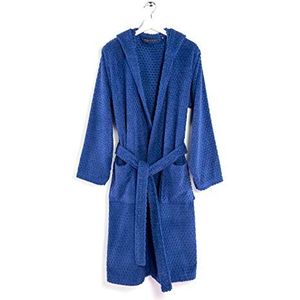 Caleffi Badjas van katoen, zeemeerminblauw, 37085