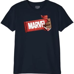 Marvel T-shirt voor jongens, Marine., 6 Jaren