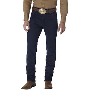 Wrangler Cowboy jeans, slim fit, Jean Ajuste Delgado de Corte Vaquero heren, donker geveegd, 35W x 30L