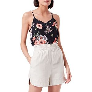 ONLY OnLCARO HW PB Linen Blend PNT Shorts, Silver Lining, M