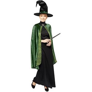 amscan 9912477 - Officieel gelicentieerde professor McGonagall World Book Day verkleedkostuum voor dames, maat: 14-16