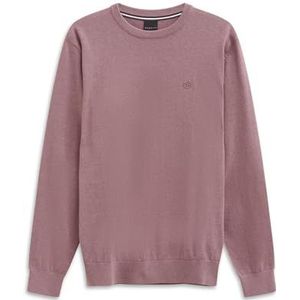 bugatti Herentrui met ronde hals, kasjmier-aandeel, regular fit, 730-roze, L
