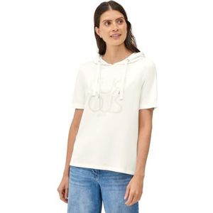 CECIL - Hoodie - Zwart - Katoen-Modaalmix