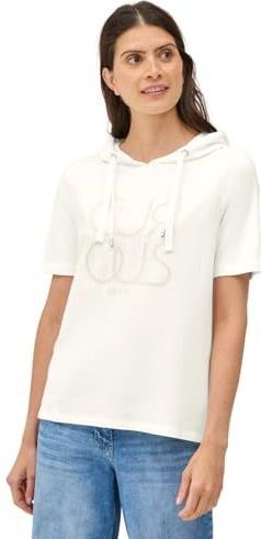 CECIL - Hoodie - Zwart - Katoen-Modaalmix