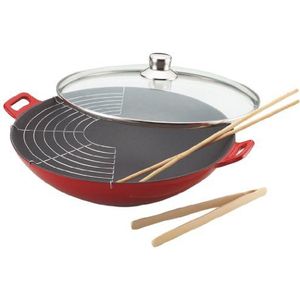 Baumalu 382872 Wok, gietijzer, 36 cm