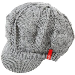 ESPRIT Heavy Knit Bake K15348 dames-accessoires/mutsen, grijs (medium grey), Eén maat
