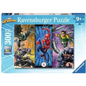 Ravensburger Kinderpuzzle 12001072 - Die Welt von Spider-Man - 300 Teile XXL Spider-Man Puzzle für Kinder ab 9 Jahren