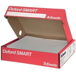 Esselte Oxford Smart, 6 verpakkingen van 50 luxe enveloppen, protocolformaat, antireflecterend, met multifunctionele doos, geschikt voor thuis en op kantoor, 391098600