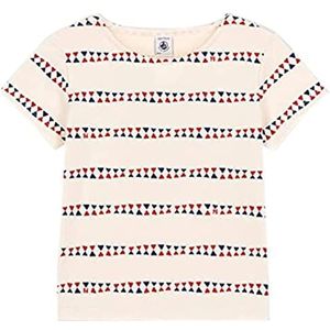 Petit Bateau A05FB T-shirt, Avalane/Multico, 6 jaar
