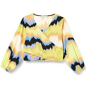 TOM TAILOR Denim Dames T-shirt met lange mouwen 1035392, 31112 - New Batik Print, L