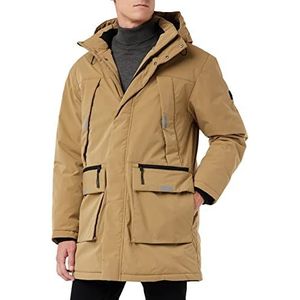 TOM TAILOR Denim Uomini artic winterparka 1032436, 12912 - Splashed Clay Beige, M