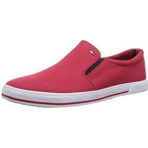 Tommy Hilfiger Harry 2D Slip On voor heren, Rode Tango Rood 611, 42 EU