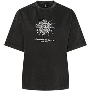 Pcjabriella Oversized T-shirt JRS Bc, zwart, M