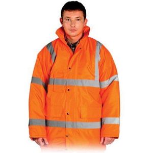 Reis K-VISPXXXL Gevoerde jas, oranje, maat XXXL