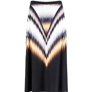 Rok stof lang, Offwhite patroon, 36