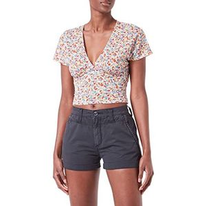 ONLY Dames Onlpella S/S AOP JRS Top, Geranium/Aop: Bloem Bloemen, M