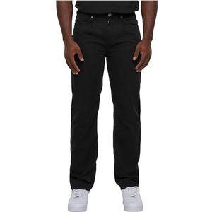 Urban Classics Heren broek Organic Skater Chino Pants Black 40, zwart, 40