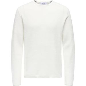 Only & Sons - Model Eric - Gebreide Pullover - Regular Fit - Puur Katoen