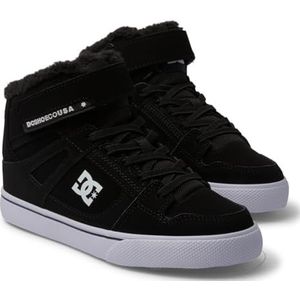 DC Shoes Jongens Pure High-Top Wnt Ev Sneakers, zwart wit, 30 EU