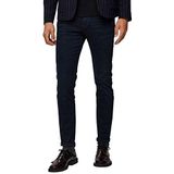 SELECTED HOMME Male Slim Fit Jeans Donker, Blue Black Denim., 31W / 32L
