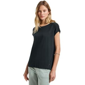 Street One Dames Shirt met gehaakte details in Groen, in size: 34