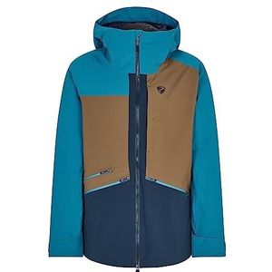 Ziener Tahan Skijack voor heren, Freeride, sympatex, PFC-vrij, wol, marineblauw, maat 60