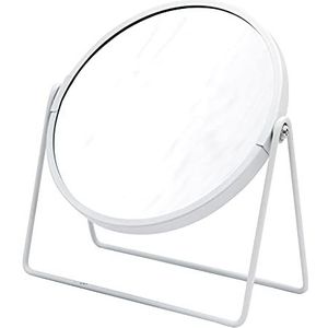 RIDDER Make-upspiegel, make-upspiegel, staande spiegel zoemer, wit, met 5 x vergroting, handig | modern