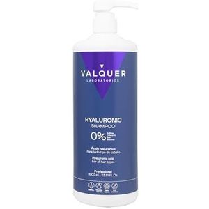 Valquer Hyaluronzuur Shampoo Extra vocht en vitaliteit. Voor alle haartypes. Nul% - 1000 ml