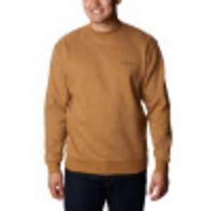 Columbia Heren Wandelshirt Hart Mountain II Crew, Delta Heather, L