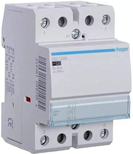 Hager - ESC240 - Relais - 400 V Ingangsspanning - 230 V Uitgangsspanning - 40 A