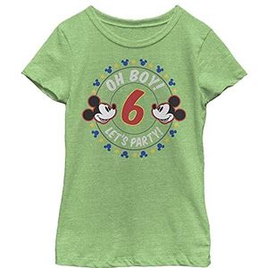 Disney Oh Boy Mickey 6 T-shirt voor meisjes, Groene appel., M