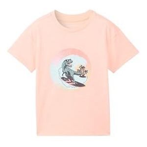 TOM TAILOR T-shirt voor jongens, 31670 - Soft Neon Roze, 128/134 cm