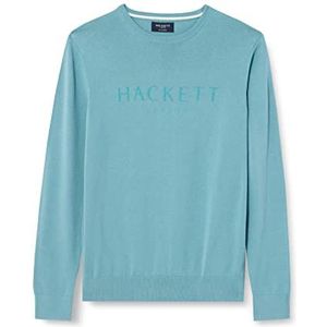 Hackett London Jongens Hackett Knit Crew Pullover, Adriatic Blu, 11 Jaren