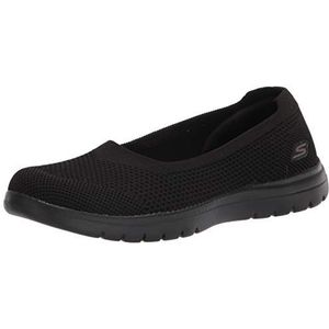 Skechers Go Flex Wonderous pumps voor dames, Zwart Textiel Trim, 38.5 EU