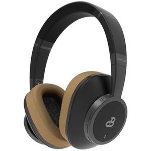 DeeBee DB-PULSE-BLC Bluetooth over-ear hoofdtelefoon, ANC -35dB, 40 uur looptijd, 5 microfoons, zwart