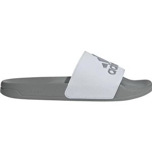 adidas Adilette Shower Logo Slippers uniseks-volwassene, Dash Grijs Ch Effen Grijs Ch Effen Grijs, 47 1/3 EU