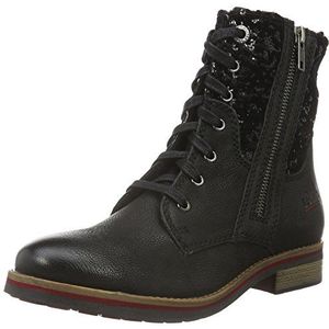 S.Oliver 25354, Enkellaarzen voor dames, Zwart Zwart Fluweel 49, 40 EU