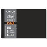 CANSON One Art Book Schetsboek, fijne korrel, 100 g/m², sketchbook hardcover, 21,6 x 14 cm, wit, 196 vellen