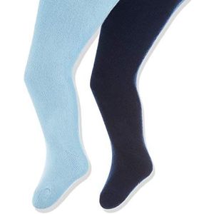 Playshoes Unisex baby winter thermische panty effen kleuren, 900 - Blauw, 50-56
