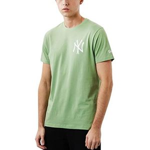 New Era - T-Shirt - Katoen - Zwart - New York Yankees Logo