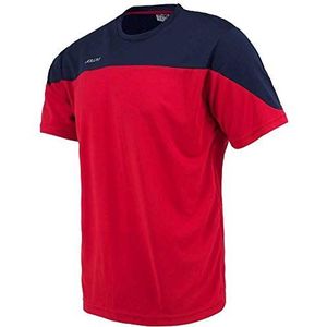 Joluvi Agur T-shirt met korte mouwen, rood/marineblauw, 8 volwassenen