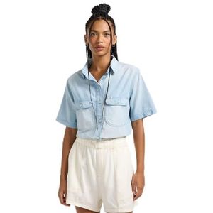 Chambray Utility Shirt, Eindeloos licht, L