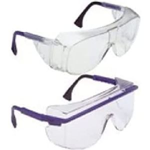 NeoLab 2-4287 veiligheidsbril voor brildragers, blauwe fitting